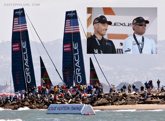Russell Coutts Jimmy Spithill by Phil Uhl